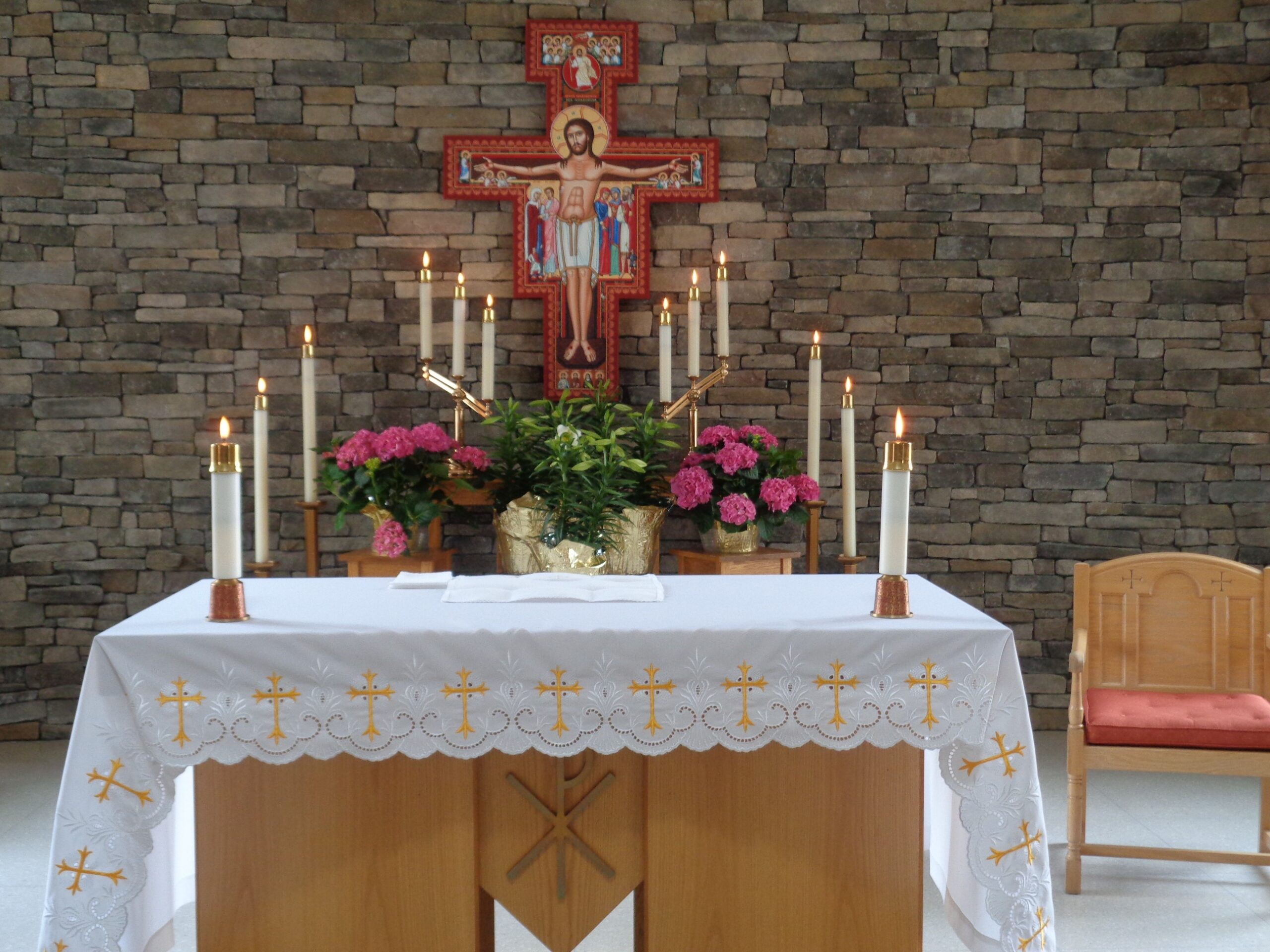 Easter altar