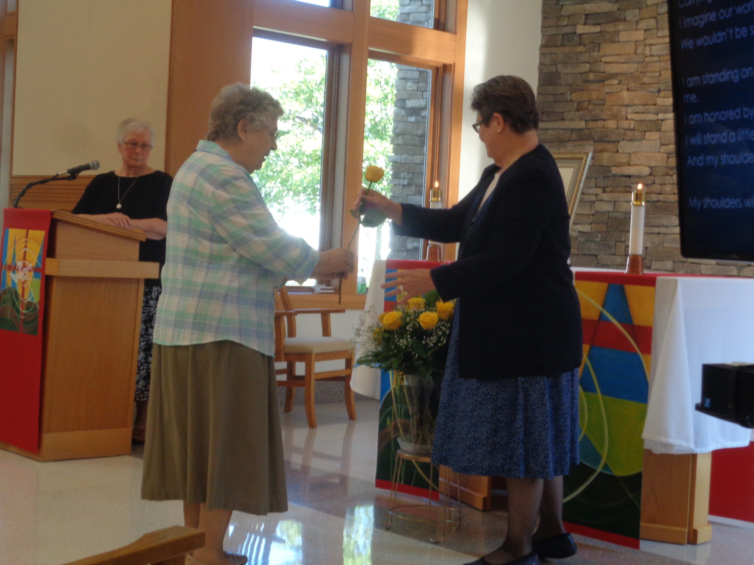 Opening ritual Sr. Ann Marie Sr. Lynne Anne Sr. Frances Angela